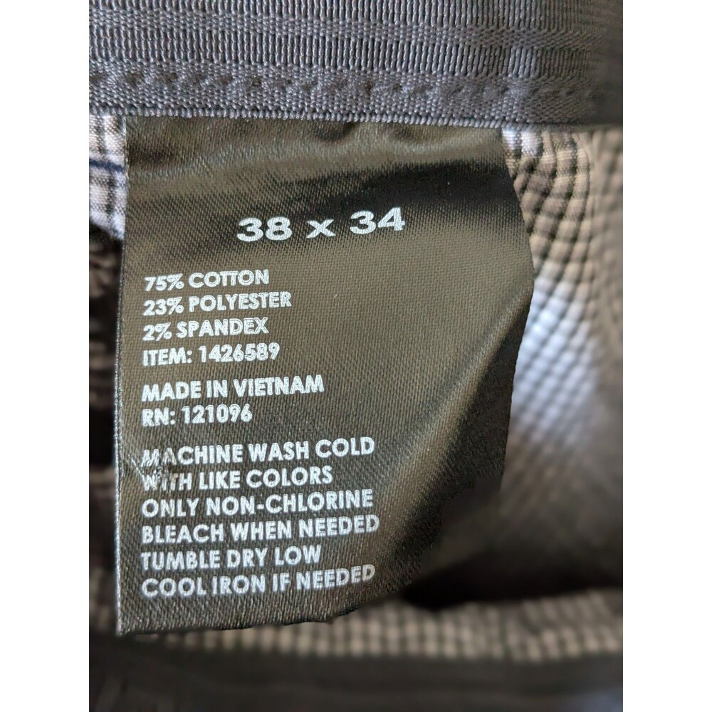 English Laundry Pants Mens 38x30 Gray 5 Pocket Straight Leg Comfort Chino - Picture 4 of 5